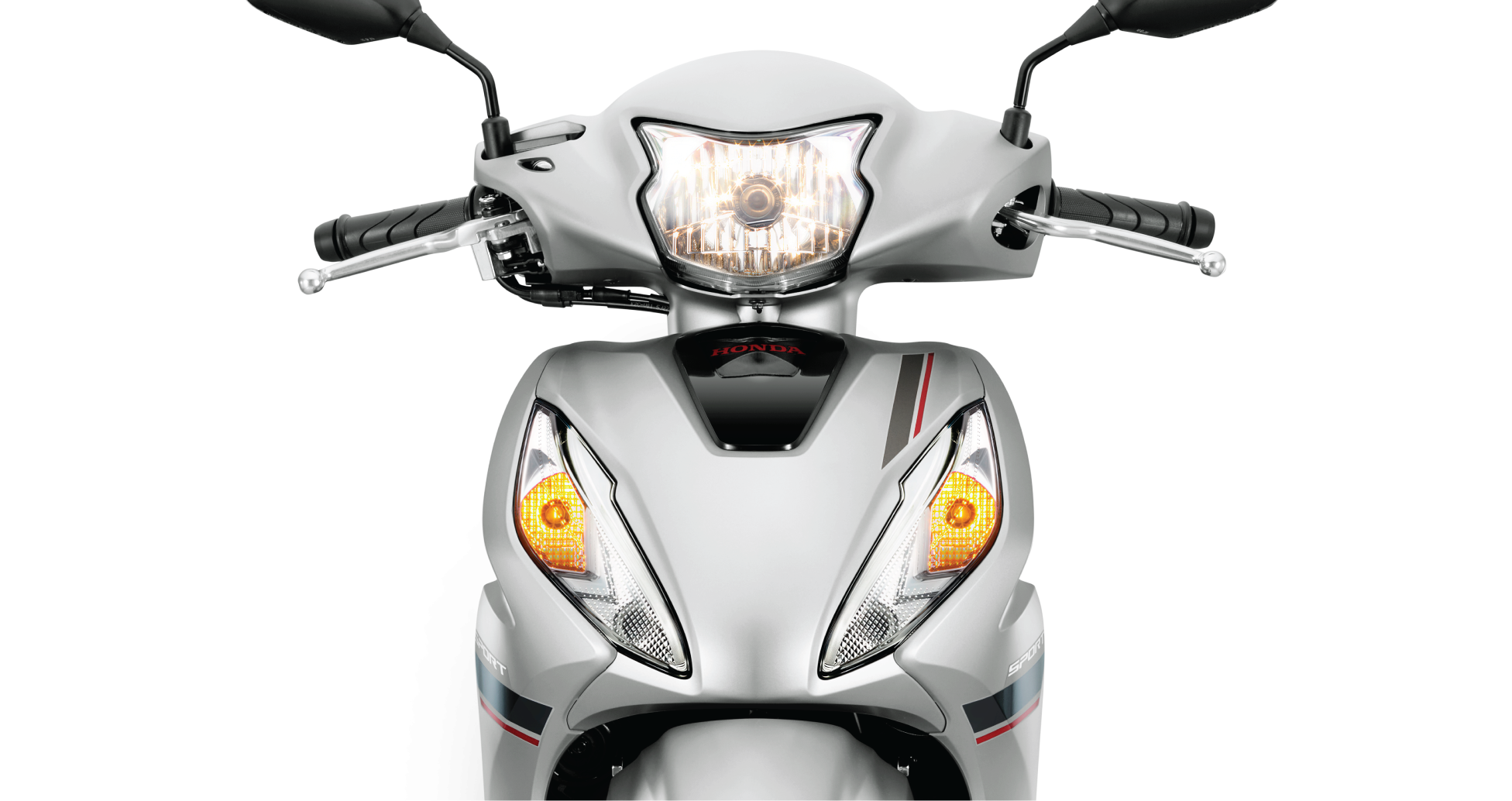 Honda vision 2026 thiết kế phía trước hiện đại và năng động