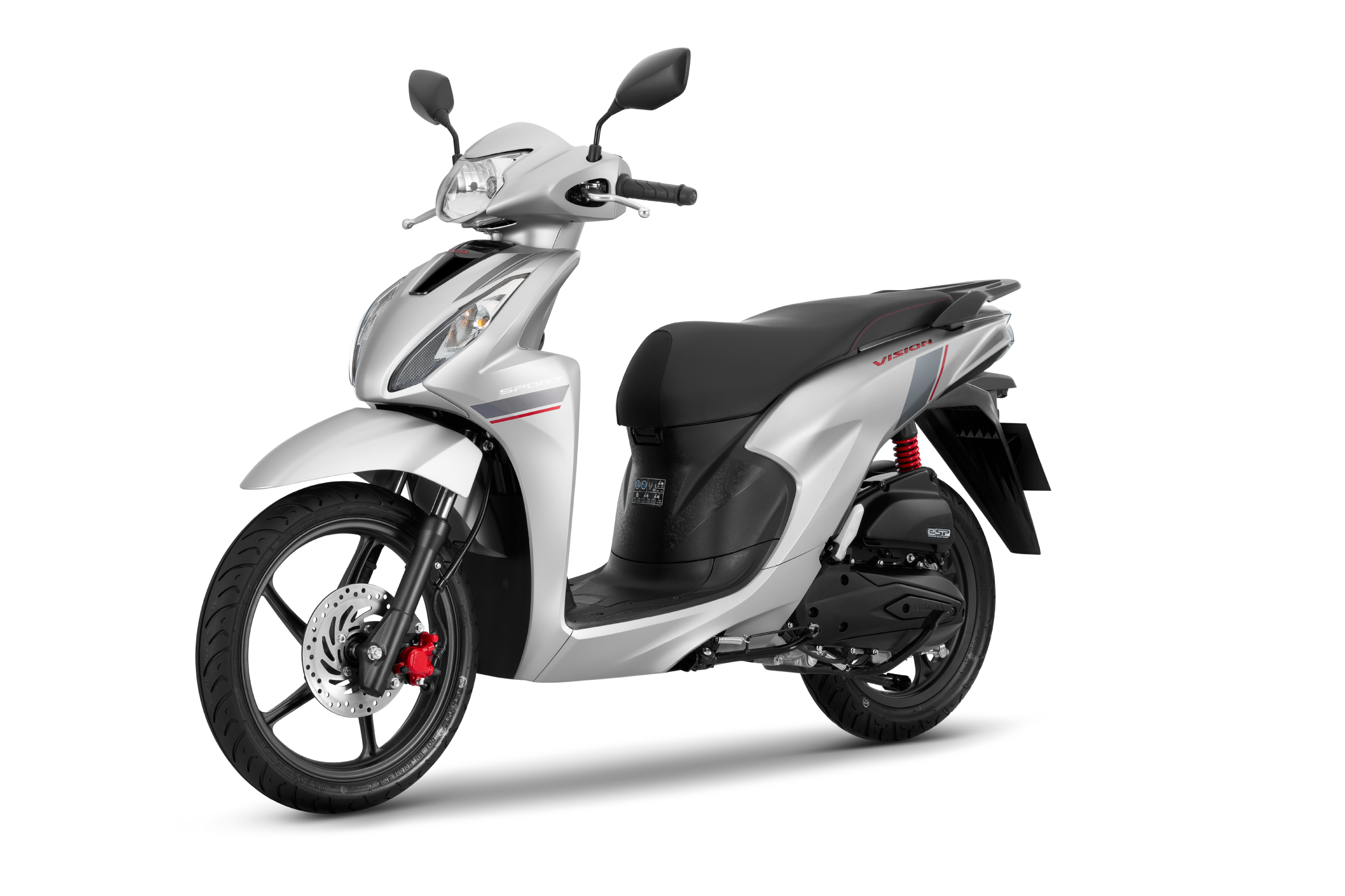 Vision phiên bản Thể thao - Bạc đen