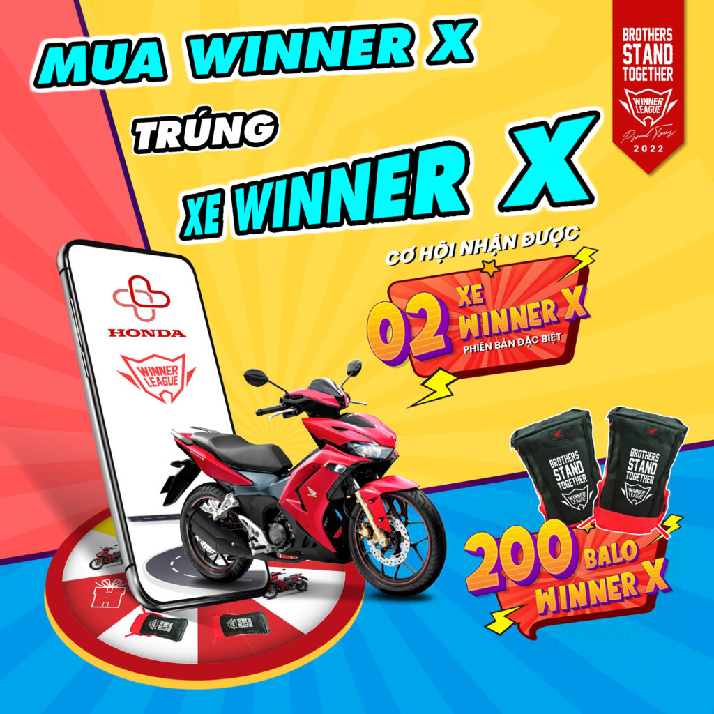 Mua Winner X tại xe máy Hòa Bình Minh