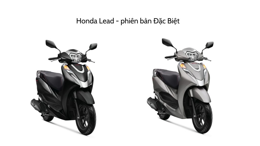 Honda Lead 2023 phiên bản Đặc Biệt 2 màu Xám và Đen