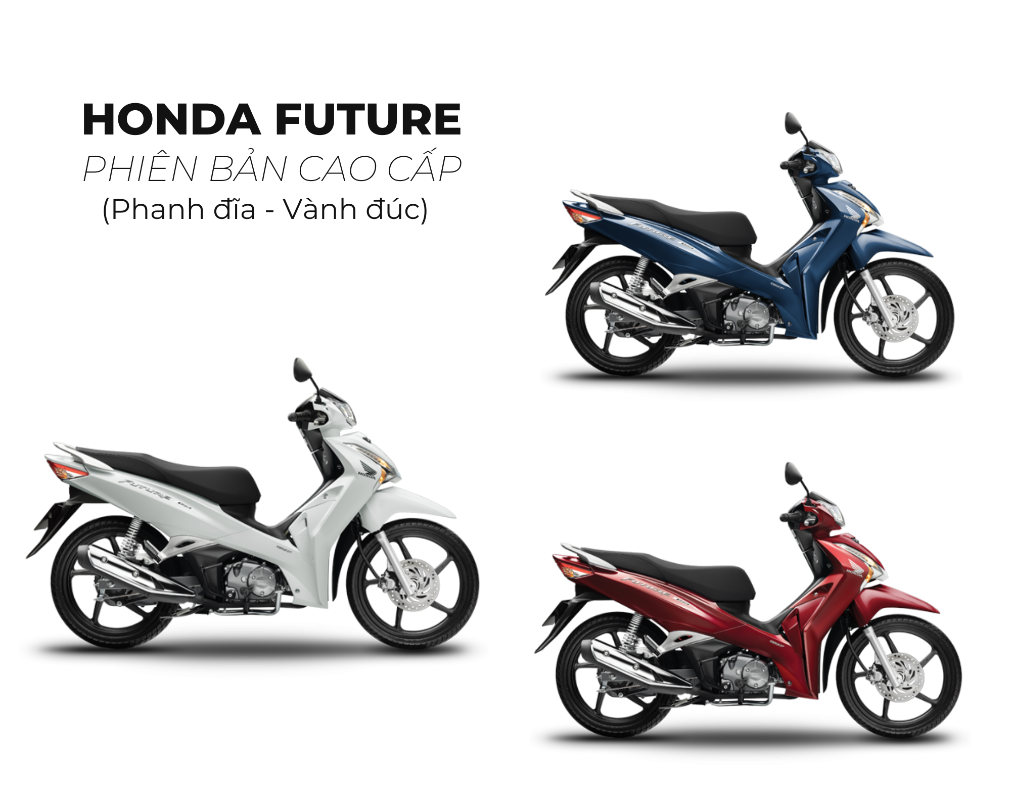 Honda Future 125 FI Trắng Xám Vành Đúc Đèn LED 220  100570944