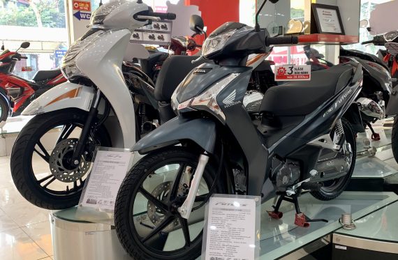 Honda Future 2023 Phiên bản Đặc biệt (Phanh đĩa - vành đúc) màu Xanh Đen