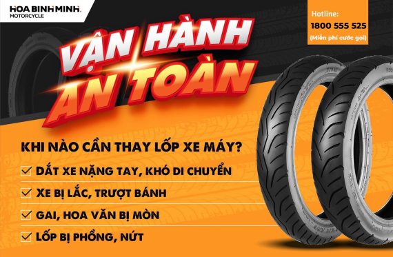 khi nào cần thay lốp xe máy