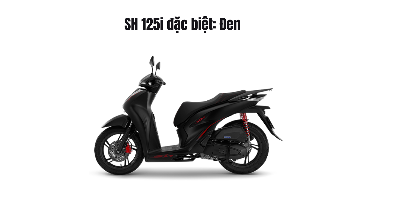 Giá xe SH125i Phiên bản Đặc Biệt màu Đen