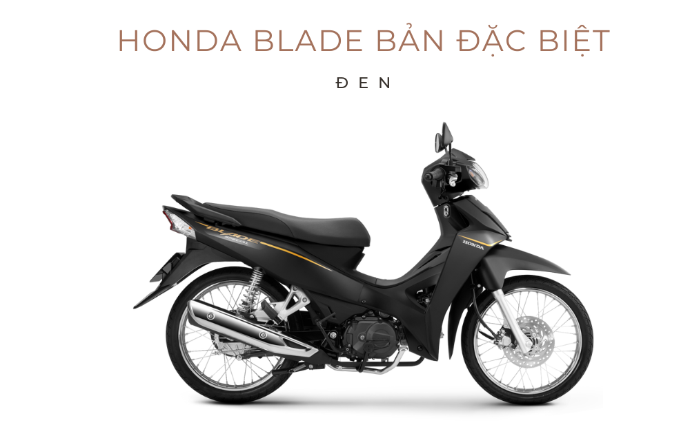 honda blade 2023 bản đặc biệt màu đen