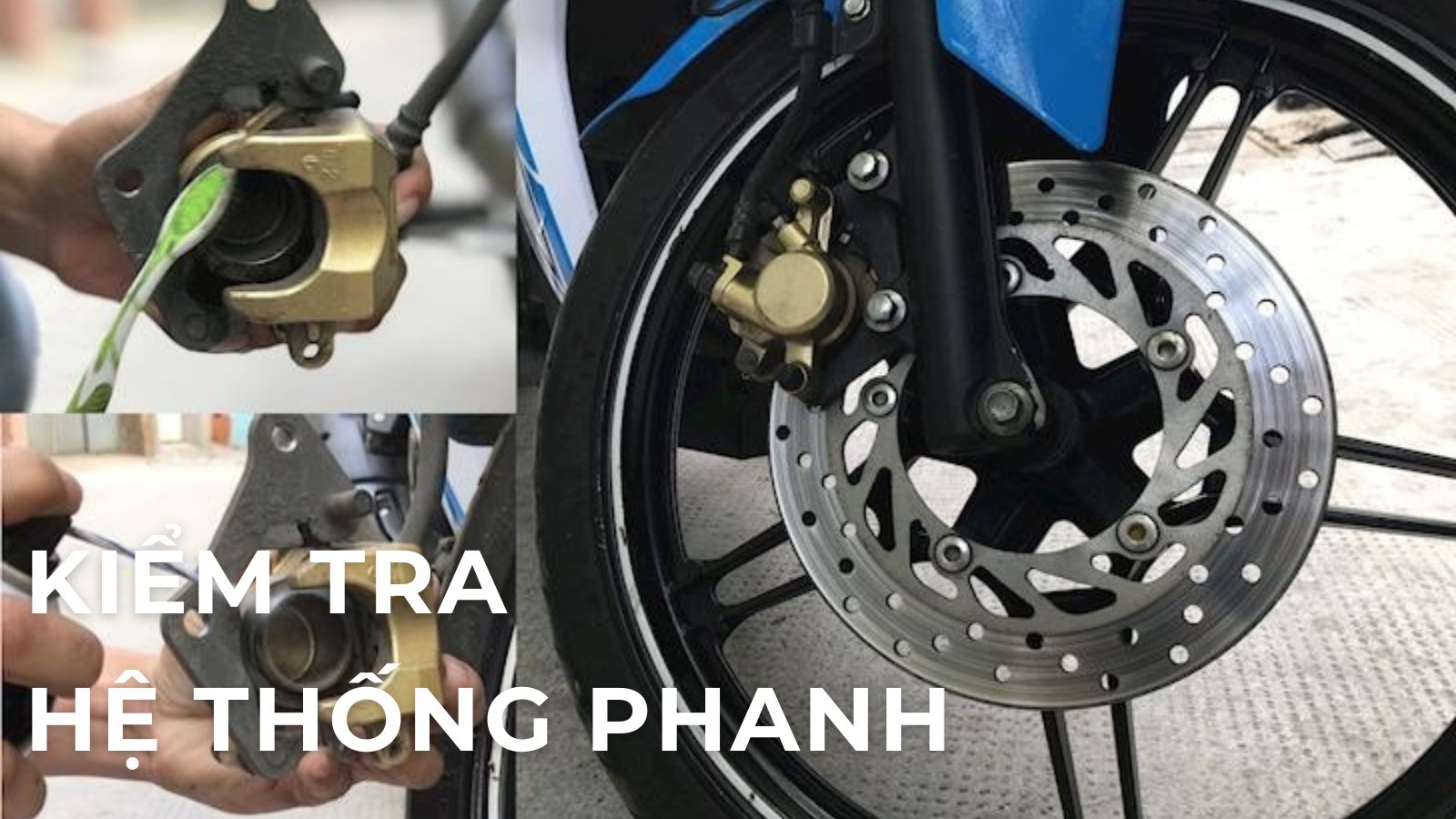 Các bước bảo dưỡng xe SH Mode cơ bản: Kiểm tra hệ thống phanh