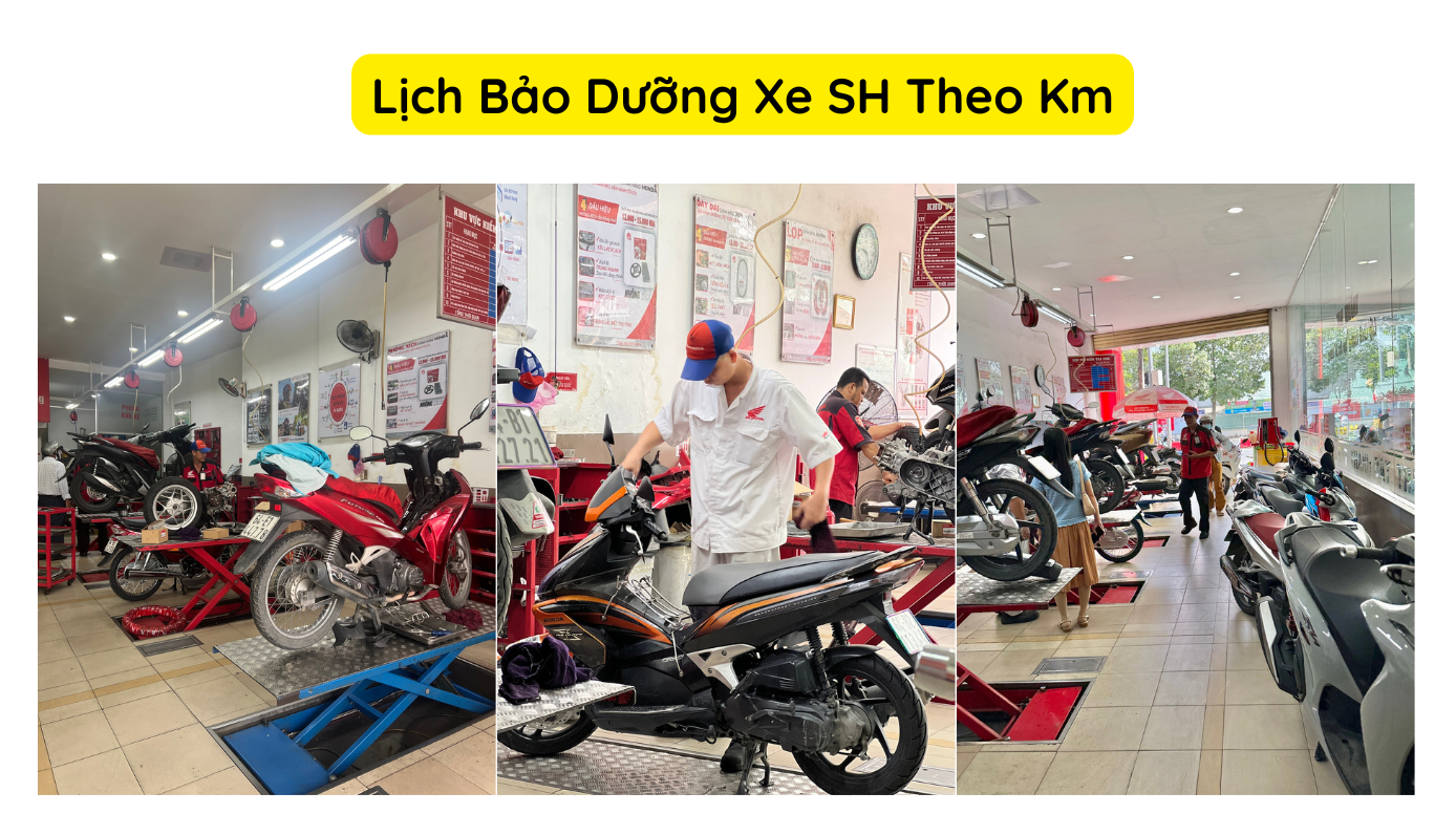 Lịch Bảo Dưỡng Xe SH Theo Km