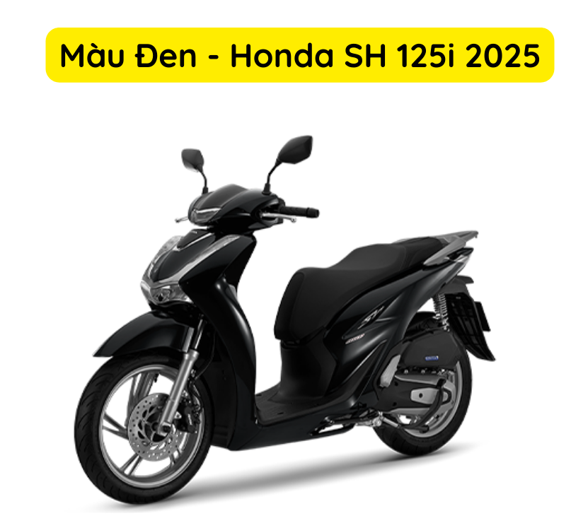 Màu Đen - Honda SH 125i 2025