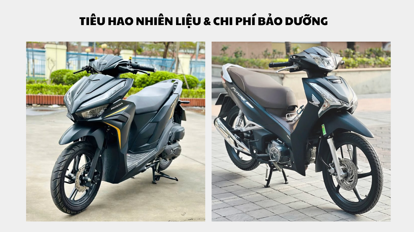Honda Future và Vario 125 mức Tiêu hao nhiên liệu & chi phí bảo dưỡng