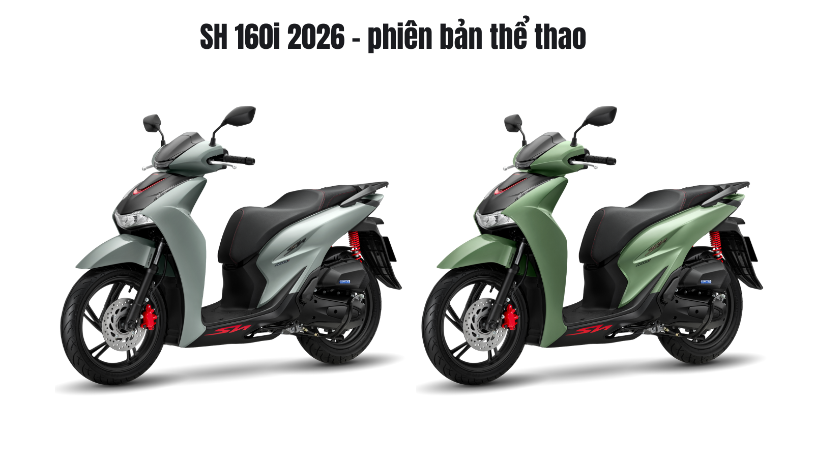 Honda Sh 2026 - SH 160i 2026 - phiên bản thể thao