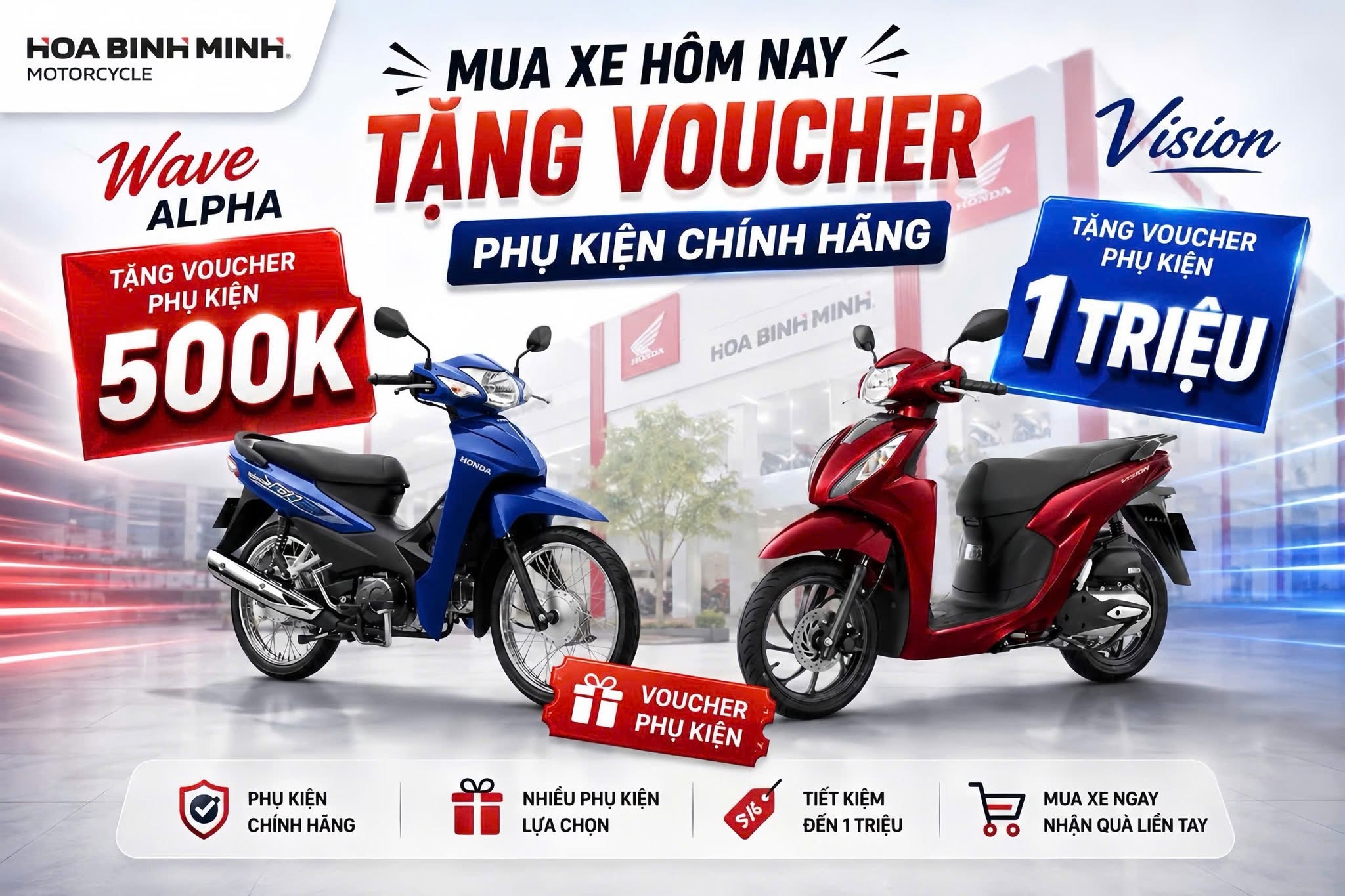 Giá xe Vision 2026 và khuyến mại khi mua xe Vision trong tháng 7