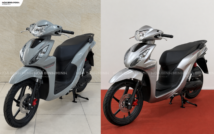 Vision 2026 phiên bản Thể thao có phối màu Bạc Đen, Xám Đen nổi bật