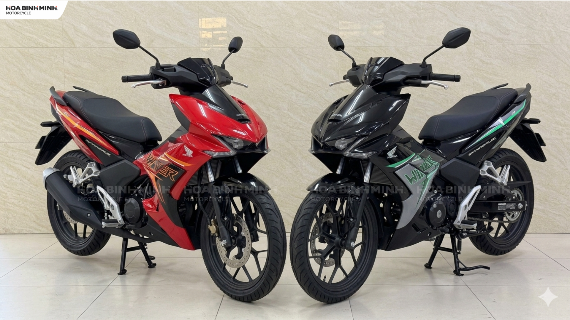 Giá xe Winner R 2026 phiên bản tiêu chuẩn 2 màu: Đỏ Đen, Đen Bạc