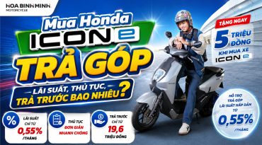 Mua trả góp Honda ICON e