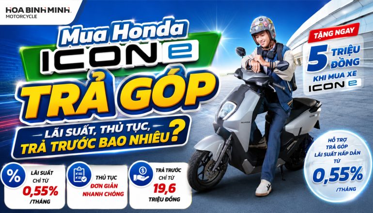 Mua trả góp Honda ICON e