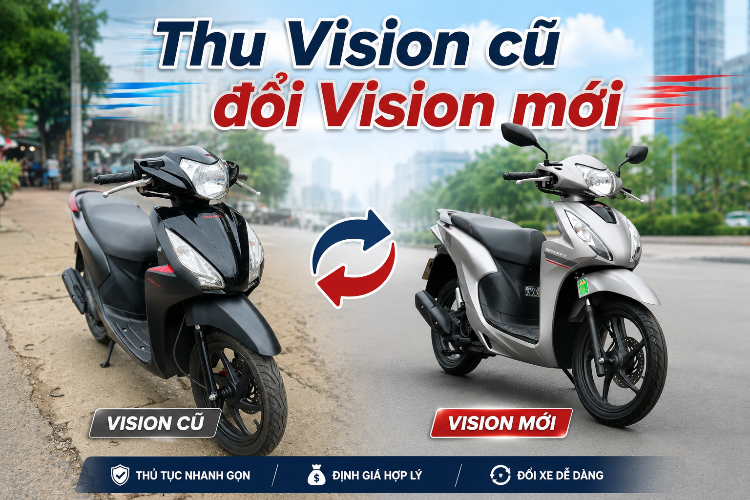 Thu Vision cũ đổi Vision mới là gì? Thu Vision cũ đổi Vision mới là gì?