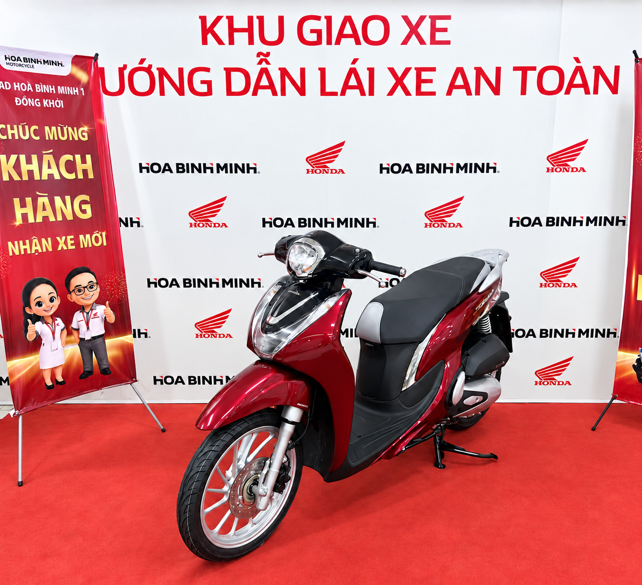 SH Mode 2027 Cao cấp màu Đỏ Đen